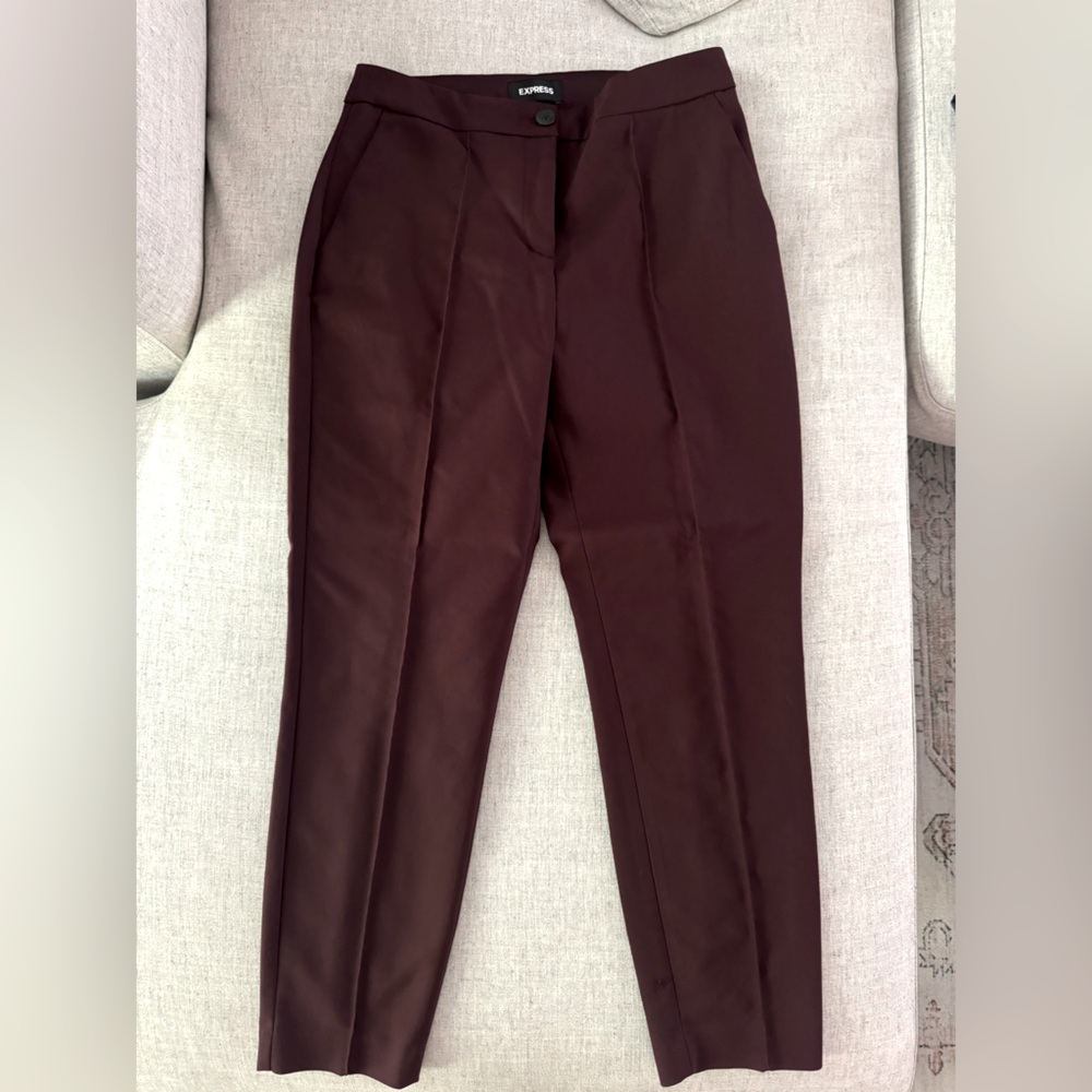 Express high rise ankle dress pants. 8R